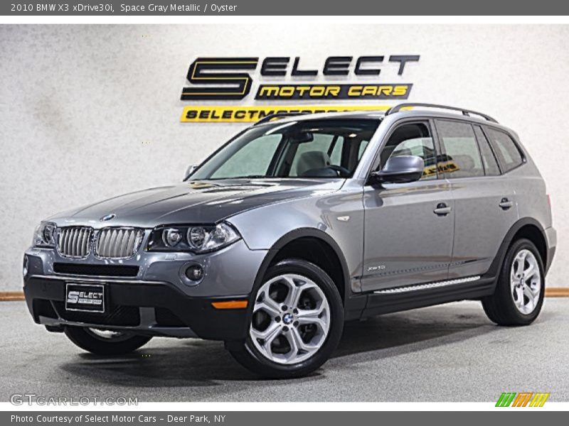 Space Gray Metallic / Oyster 2010 BMW X3 xDrive30i