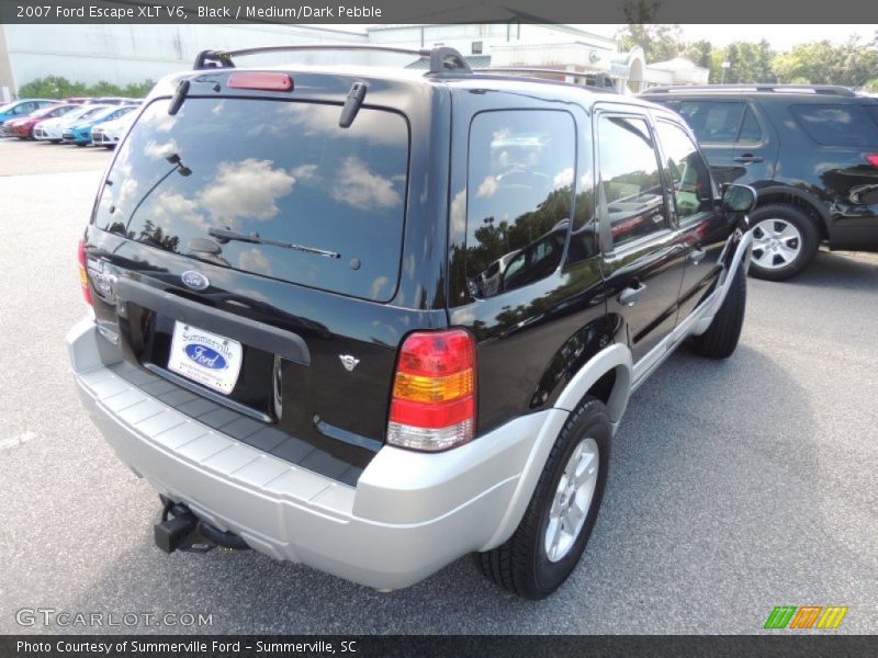 Black / Medium/Dark Pebble 2007 Ford Escape XLT V6