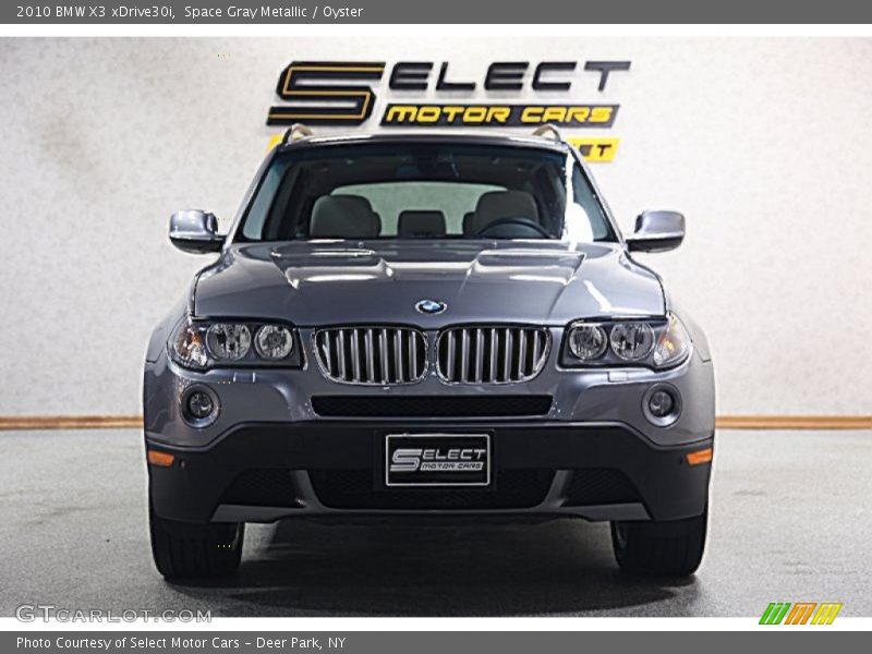 Space Gray Metallic / Oyster 2010 BMW X3 xDrive30i