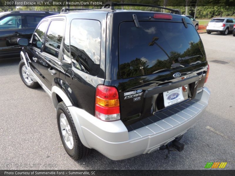 Black / Medium/Dark Pebble 2007 Ford Escape XLT V6
