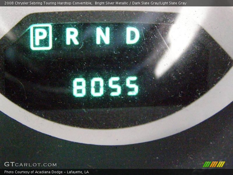 Bright Silver Metallic / Dark Slate Gray/Light Slate Gray 2008 Chrysler Sebring Touring Hardtop Convertible
