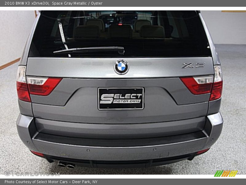 Space Gray Metallic / Oyster 2010 BMW X3 xDrive30i