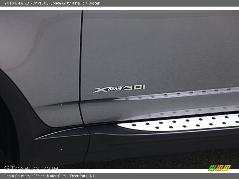 Space Gray Metallic / Oyster 2010 BMW X3 xDrive30i