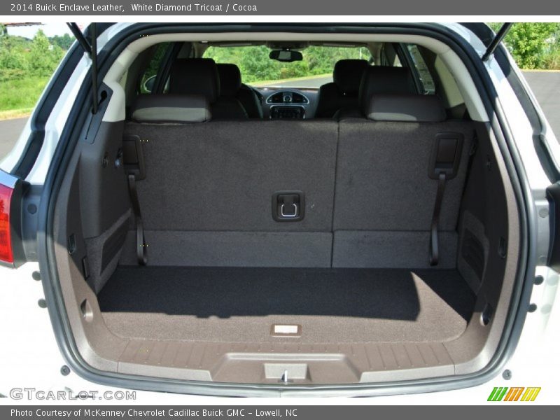 White Diamond Tricoat / Cocoa 2014 Buick Enclave Leather
