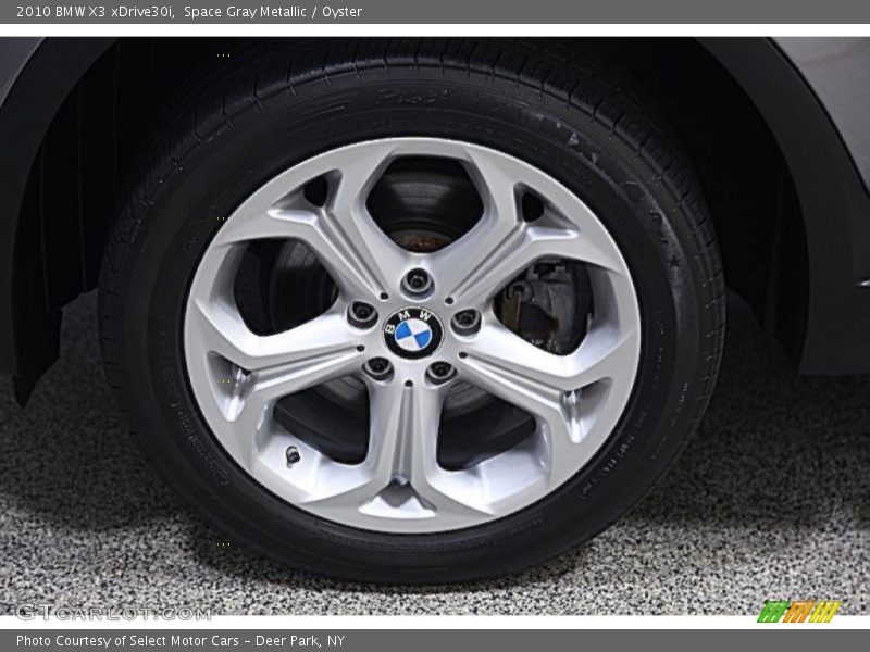 Space Gray Metallic / Oyster 2010 BMW X3 xDrive30i