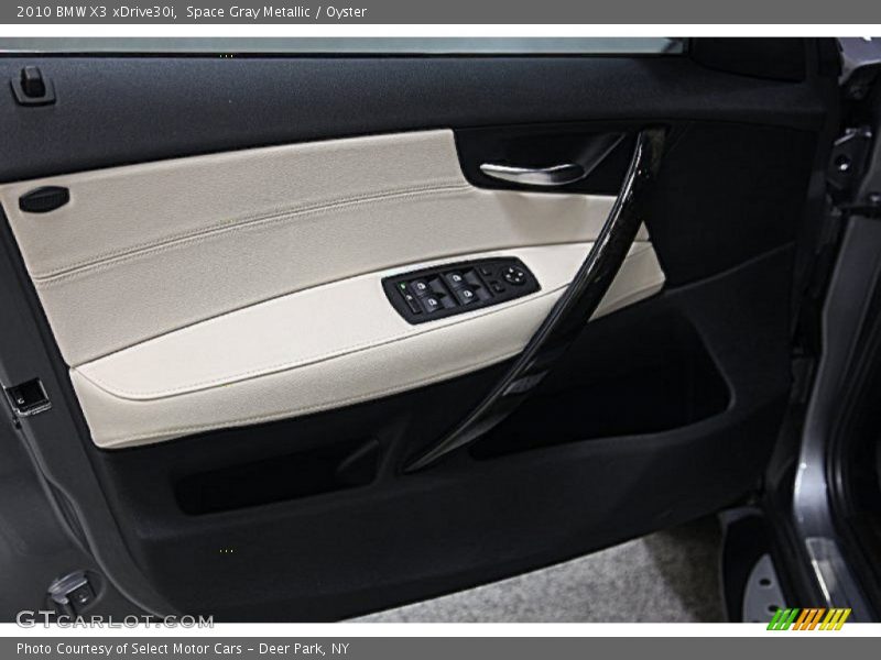 Space Gray Metallic / Oyster 2010 BMW X3 xDrive30i