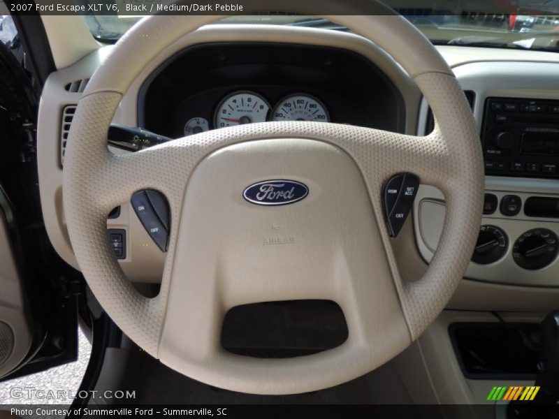 Black / Medium/Dark Pebble 2007 Ford Escape XLT V6