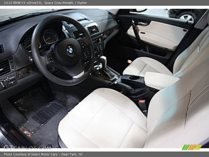 Space Gray Metallic / Oyster 2010 BMW X3 xDrive30i