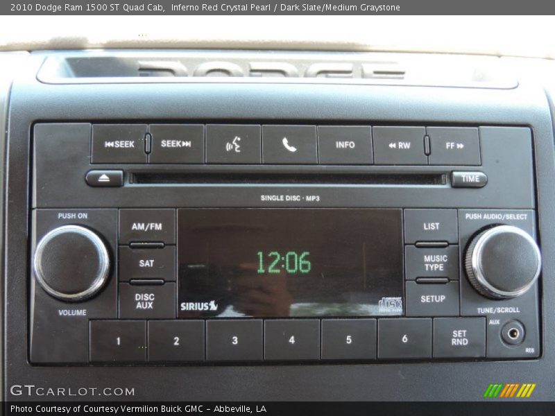 Inferno Red Crystal Pearl / Dark Slate/Medium Graystone 2010 Dodge Ram 1500 ST Quad Cab