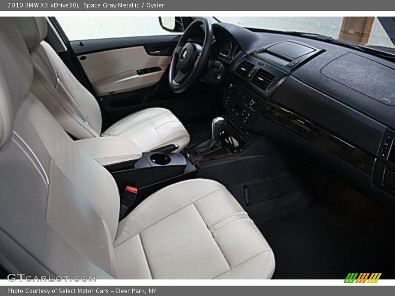 Space Gray Metallic / Oyster 2010 BMW X3 xDrive30i