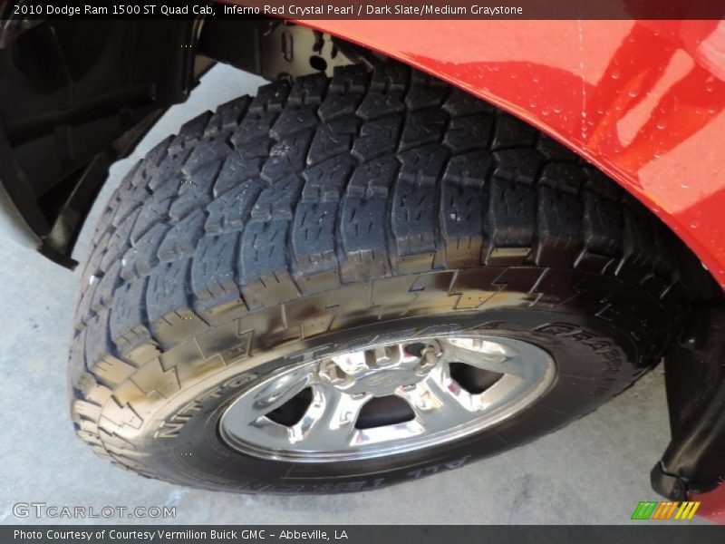 Inferno Red Crystal Pearl / Dark Slate/Medium Graystone 2010 Dodge Ram 1500 ST Quad Cab