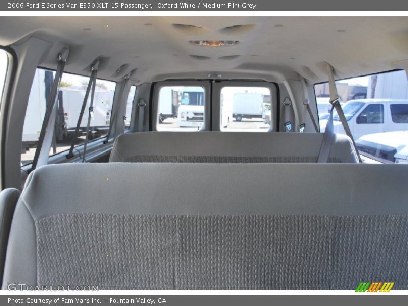 Oxford White / Medium Flint Grey 2006 Ford E Series Van E350 XLT 15 Passenger