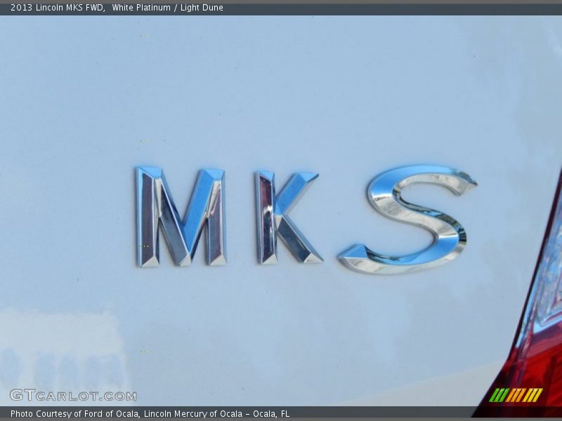 White Platinum / Light Dune 2013 Lincoln MKS FWD