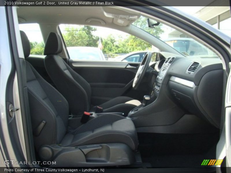 United Gray Metallic / Titan Black 2010 Volkswagen Golf 2 Door