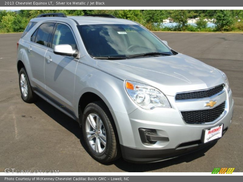 Silver Ice Metallic / Jet Black 2013 Chevrolet Equinox LT