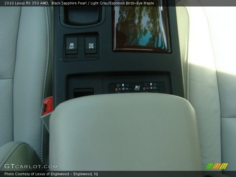 Black Sapphire Pearl / Light Gray/Espresso Birds-Eye Maple 2010 Lexus RX 350 AWD