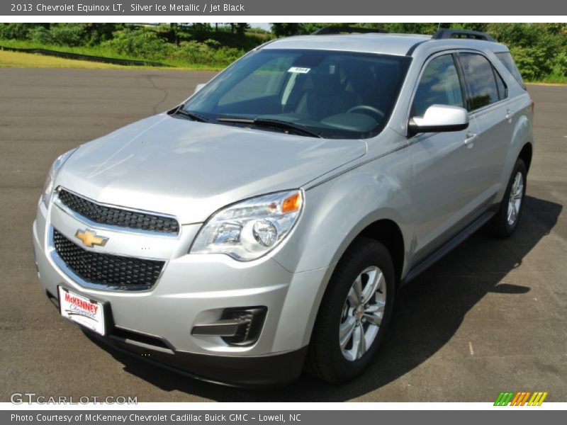 Silver Ice Metallic / Jet Black 2013 Chevrolet Equinox LT