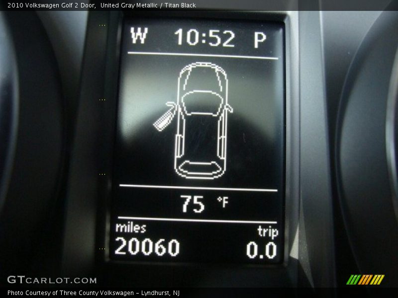 United Gray Metallic / Titan Black 2010 Volkswagen Golf 2 Door