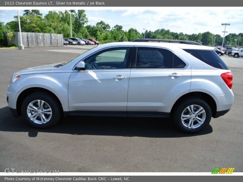 Silver Ice Metallic / Jet Black 2013 Chevrolet Equinox LT