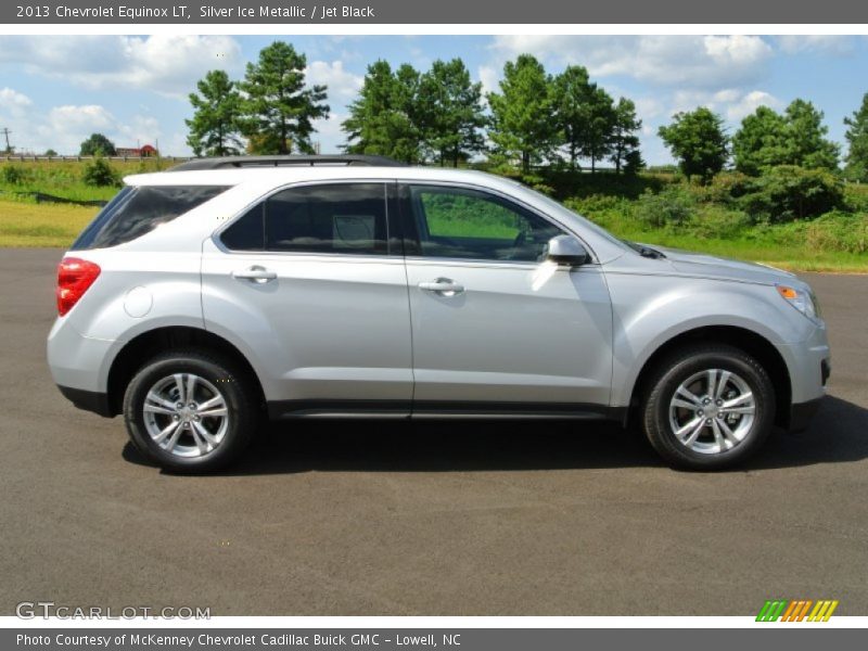 Silver Ice Metallic / Jet Black 2013 Chevrolet Equinox LT