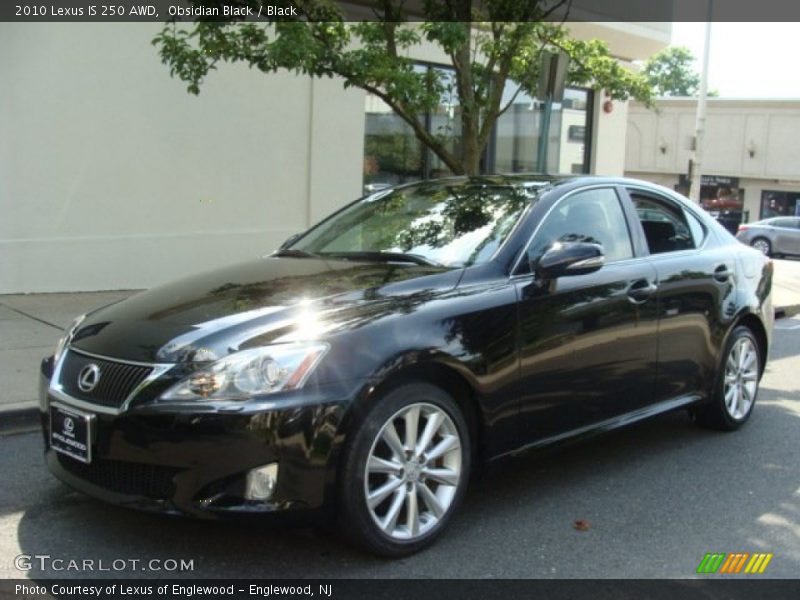 Obsidian Black / Black 2010 Lexus IS 250 AWD