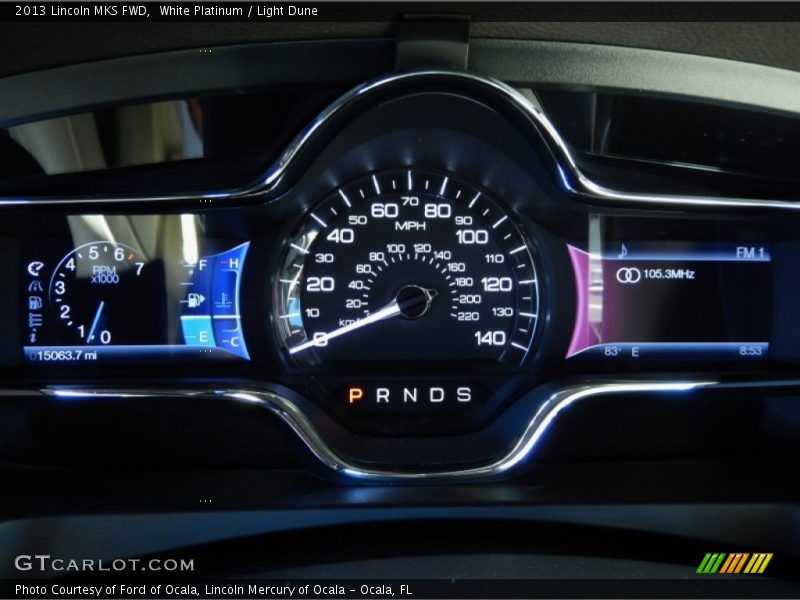 White Platinum / Light Dune 2013 Lincoln MKS FWD