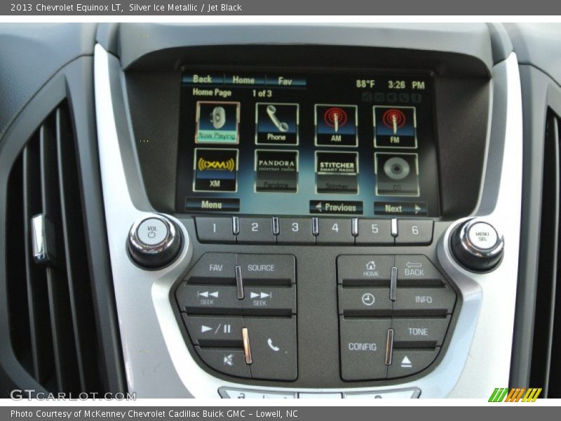 Silver Ice Metallic / Jet Black 2013 Chevrolet Equinox LT