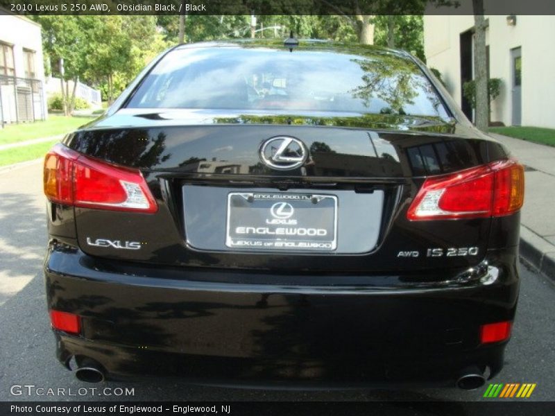 Obsidian Black / Black 2010 Lexus IS 250 AWD