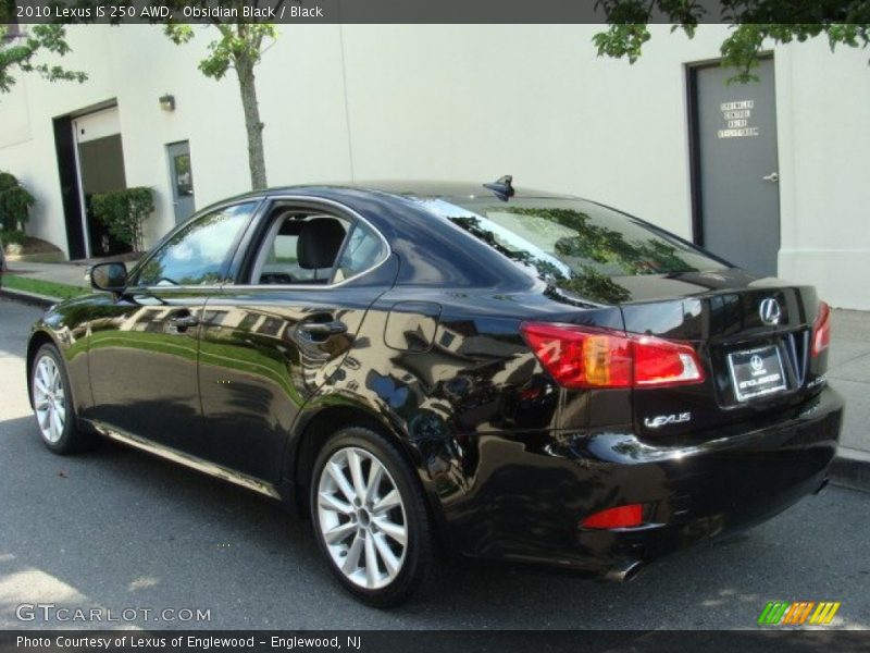Obsidian Black / Black 2010 Lexus IS 250 AWD
