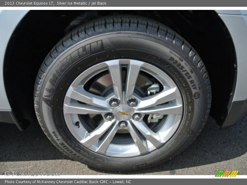 Silver Ice Metallic / Jet Black 2013 Chevrolet Equinox LT