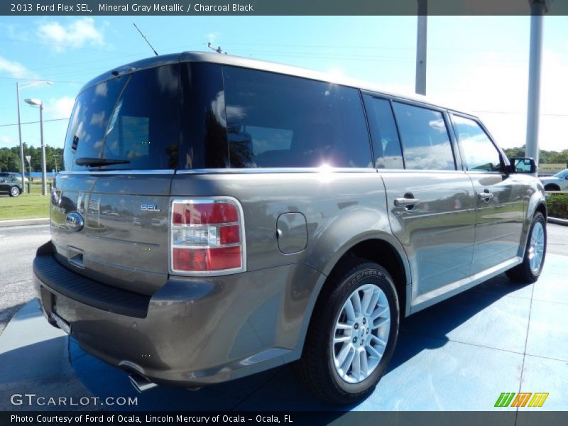Mineral Gray Metallic / Charcoal Black 2013 Ford Flex SEL