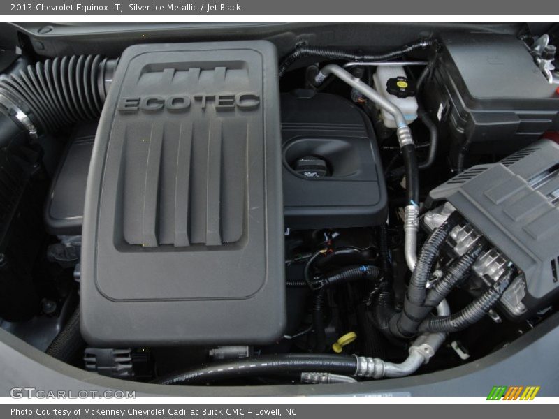 Silver Ice Metallic / Jet Black 2013 Chevrolet Equinox LT