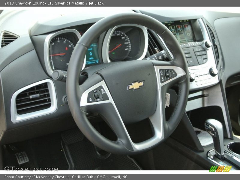Silver Ice Metallic / Jet Black 2013 Chevrolet Equinox LT