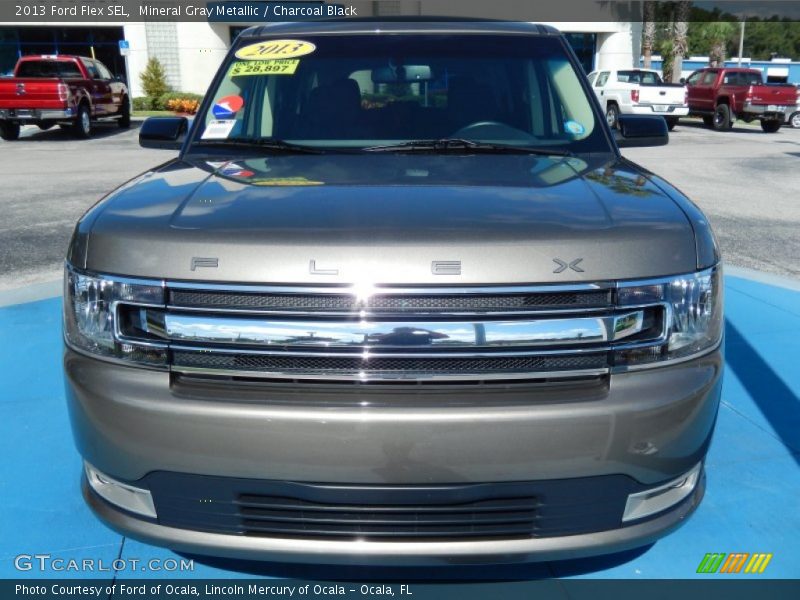 Mineral Gray Metallic / Charcoal Black 2013 Ford Flex SEL