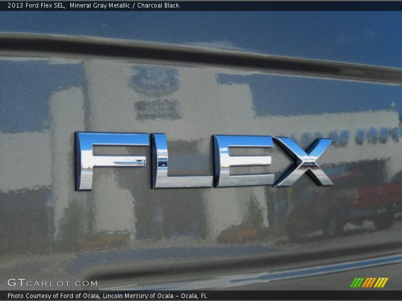Mineral Gray Metallic / Charcoal Black 2013 Ford Flex SEL