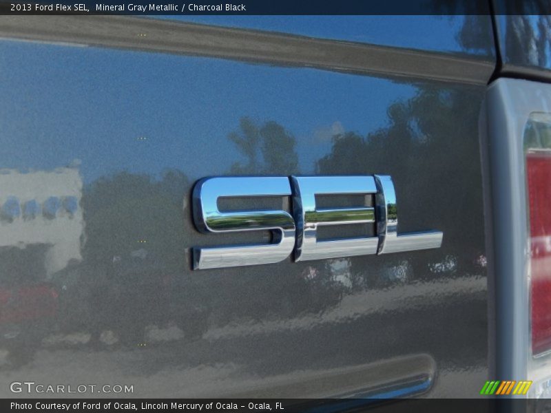 Mineral Gray Metallic / Charcoal Black 2013 Ford Flex SEL