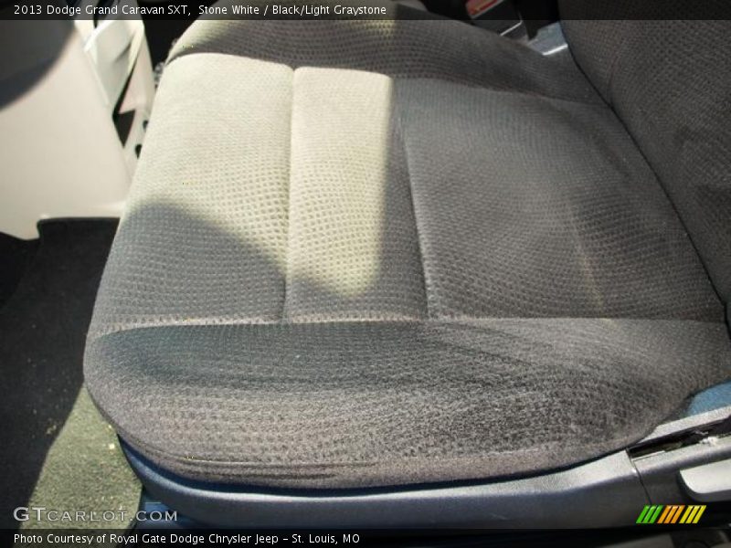 Stone White / Black/Light Graystone 2013 Dodge Grand Caravan SXT