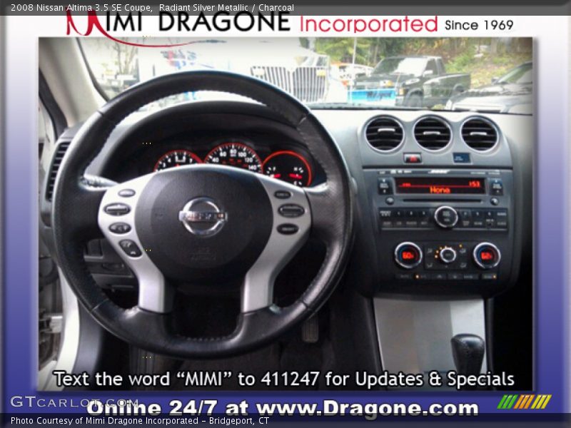 Radiant Silver Metallic / Charcoal 2008 Nissan Altima 3.5 SE Coupe