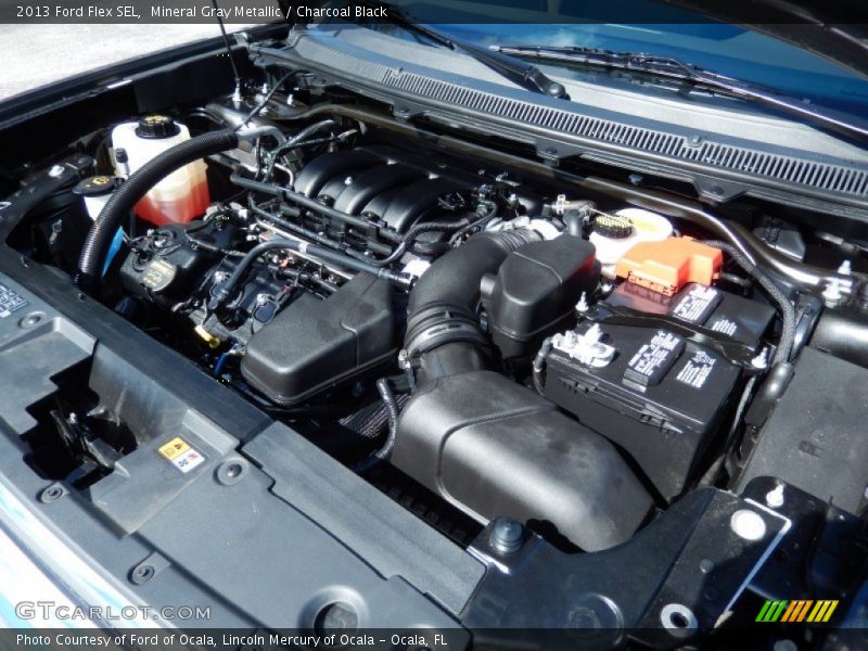 Mineral Gray Metallic / Charcoal Black 2013 Ford Flex SEL