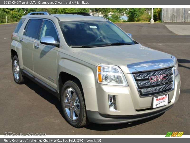Champagne Silver Metallic / Jet Black 2013 GMC Terrain SLT