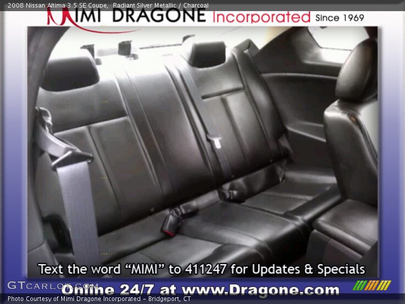 Radiant Silver Metallic / Charcoal 2008 Nissan Altima 3.5 SE Coupe