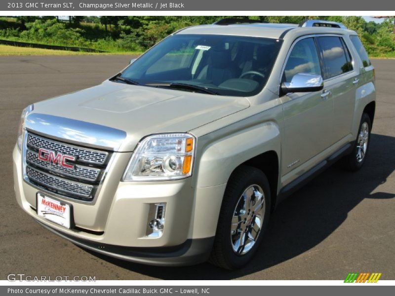 Champagne Silver Metallic / Jet Black 2013 GMC Terrain SLT