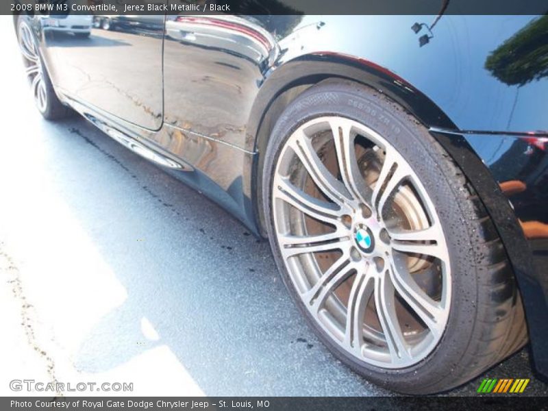 Jerez Black Metallic / Black 2008 BMW M3 Convertible