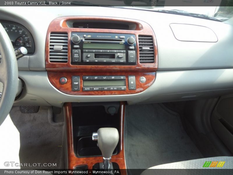 Black / Stone 2003 Toyota Camry XLE