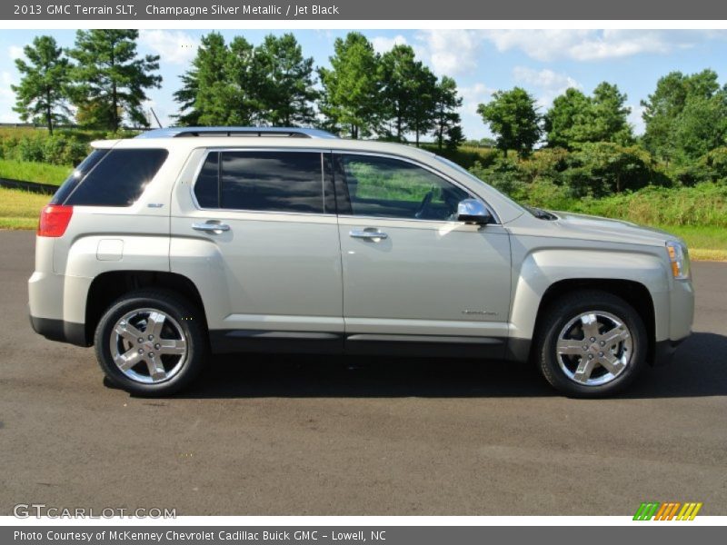 Champagne Silver Metallic / Jet Black 2013 GMC Terrain SLT