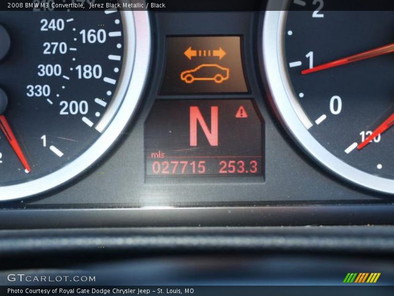 Jerez Black Metallic / Black 2008 BMW M3 Convertible