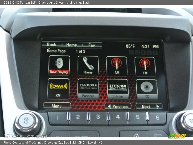 Champagne Silver Metallic / Jet Black 2013 GMC Terrain SLT