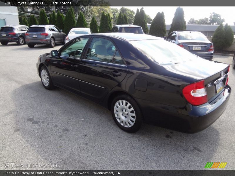 Black / Stone 2003 Toyota Camry XLE