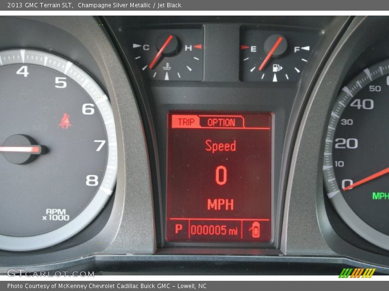 Champagne Silver Metallic / Jet Black 2013 GMC Terrain SLT