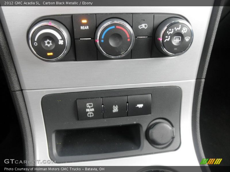Carbon Black Metallic / Ebony 2012 GMC Acadia SL